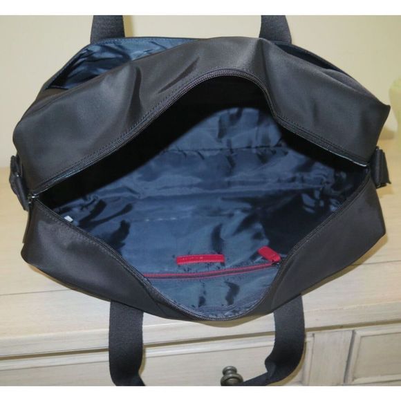 Tommy Hilfiger 69J6551 001 Unisex Black Weekender Gym Duffle Bag $148 - Picture 10 of 15